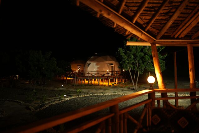 The camp in use