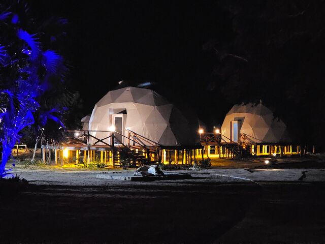The camp in use