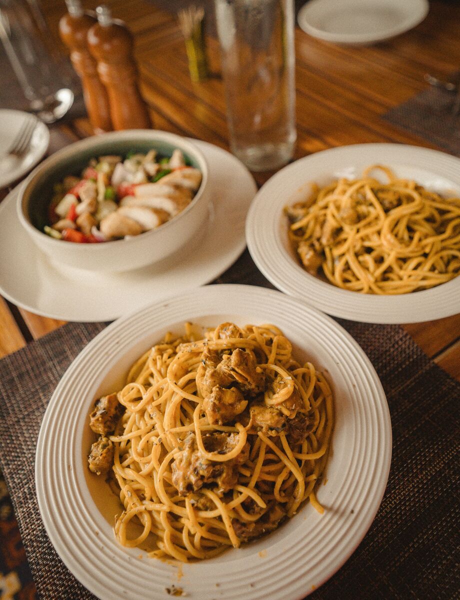 The table and the camp — Where you eat, where you sit and what the camp looks like when it is being used.