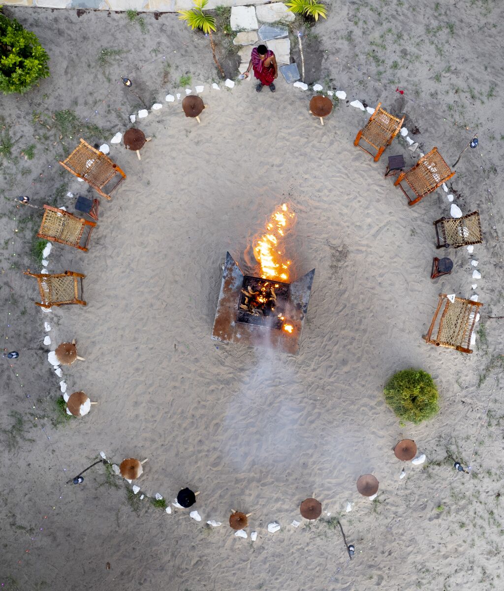 The experiences — The game drive, the Wami river, the Mafui sandbank, the villages and the bonfire.