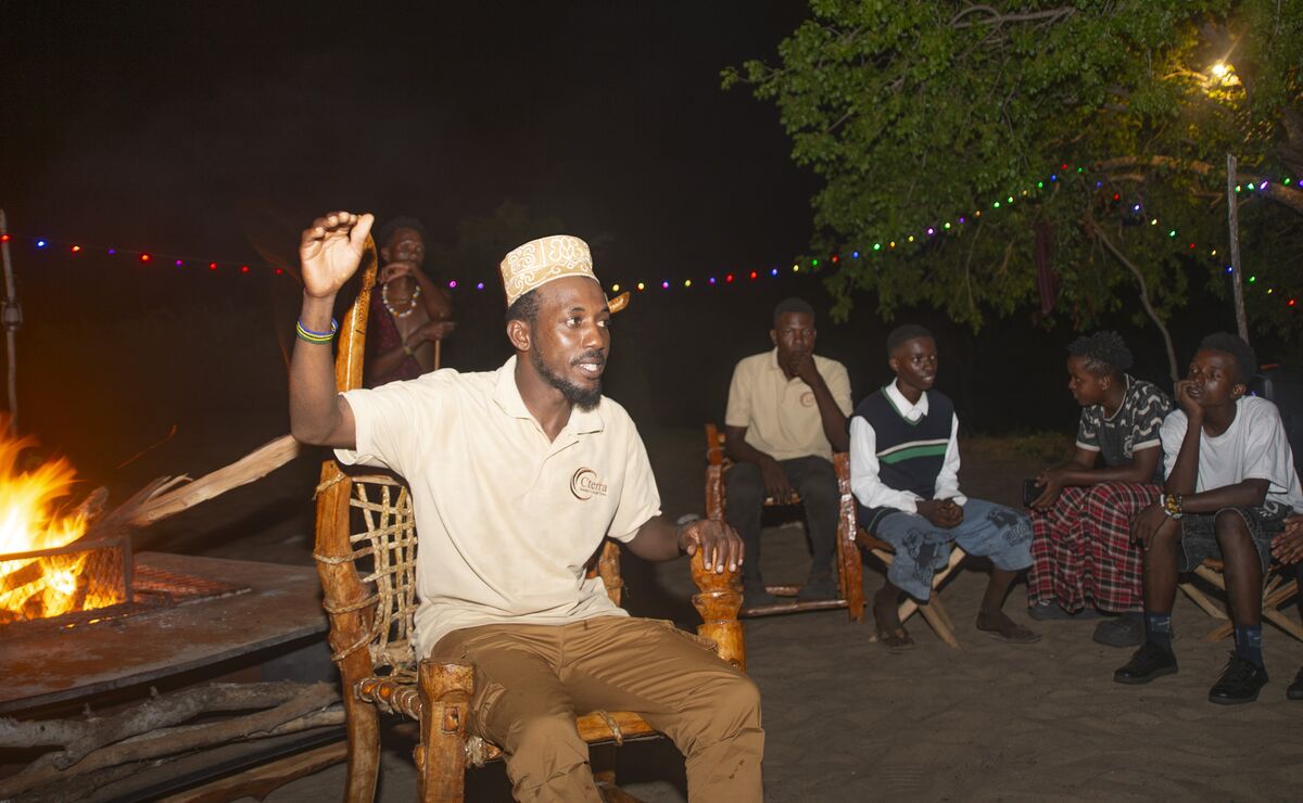 The experiences — The game drive, the Wami river, the Mafui sandbank, the villages and the bonfire.