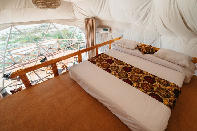 Tent by tent