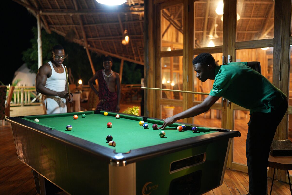 The camp in use — The main house, the boat bar, the restaurant and the pool — the parts of Cterra you live in.