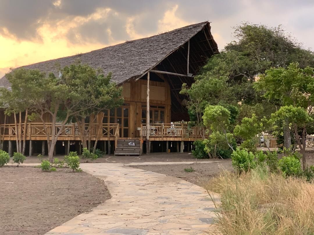 The camp in use — The main house, the boat bar, the restaurant and the pool — the parts of Cterra you live in.