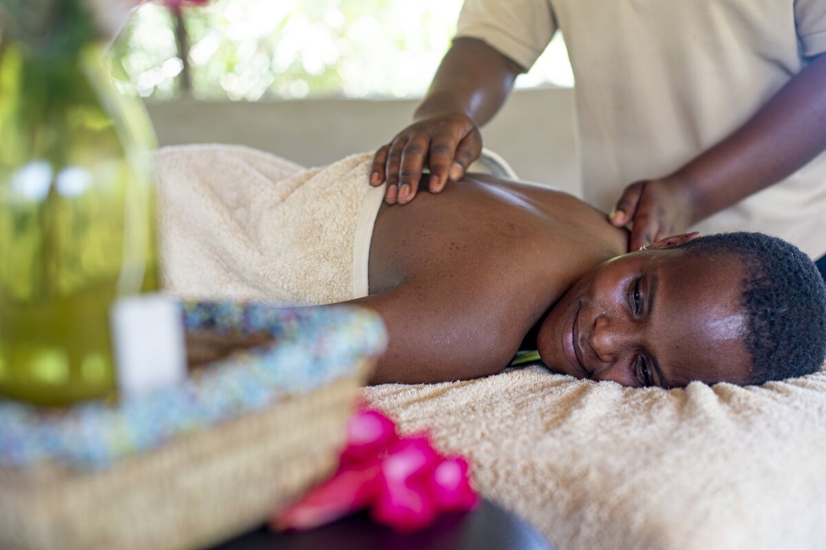 The people, and the spa — The team who run the camp, and the therapists, the beach and the mat.